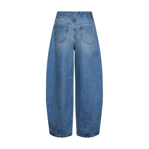 Jacquemus Women Blue The Ovalo De-Nîmes Denim Jeans